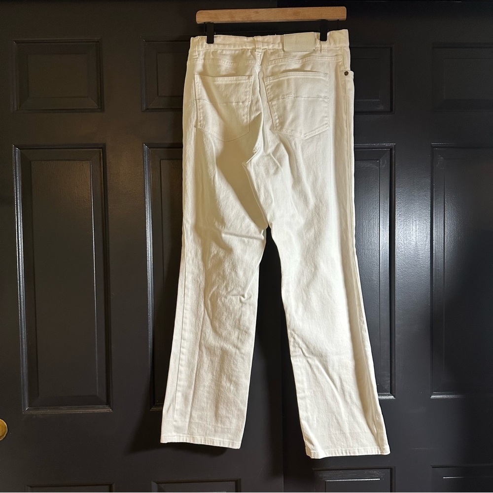 LRL Ralph Lauren Jeans Womens White Denim Classic Straight (b4